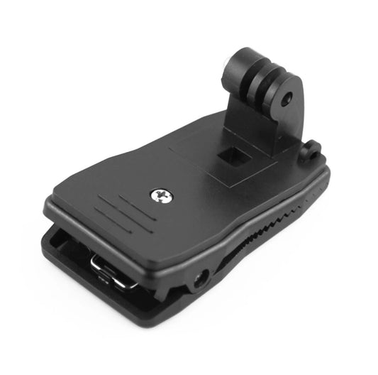 Action Camera 360° Rotation Backpack Hat Clip Clamp Mount For GoPro SJCAM EKEN b