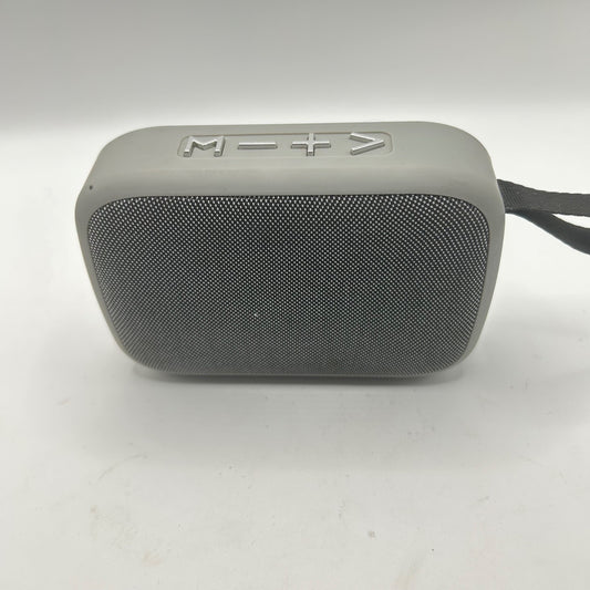 Invicta Portable Bluetooth Speaker Gray Wireless with USB & Micro-USB Charging