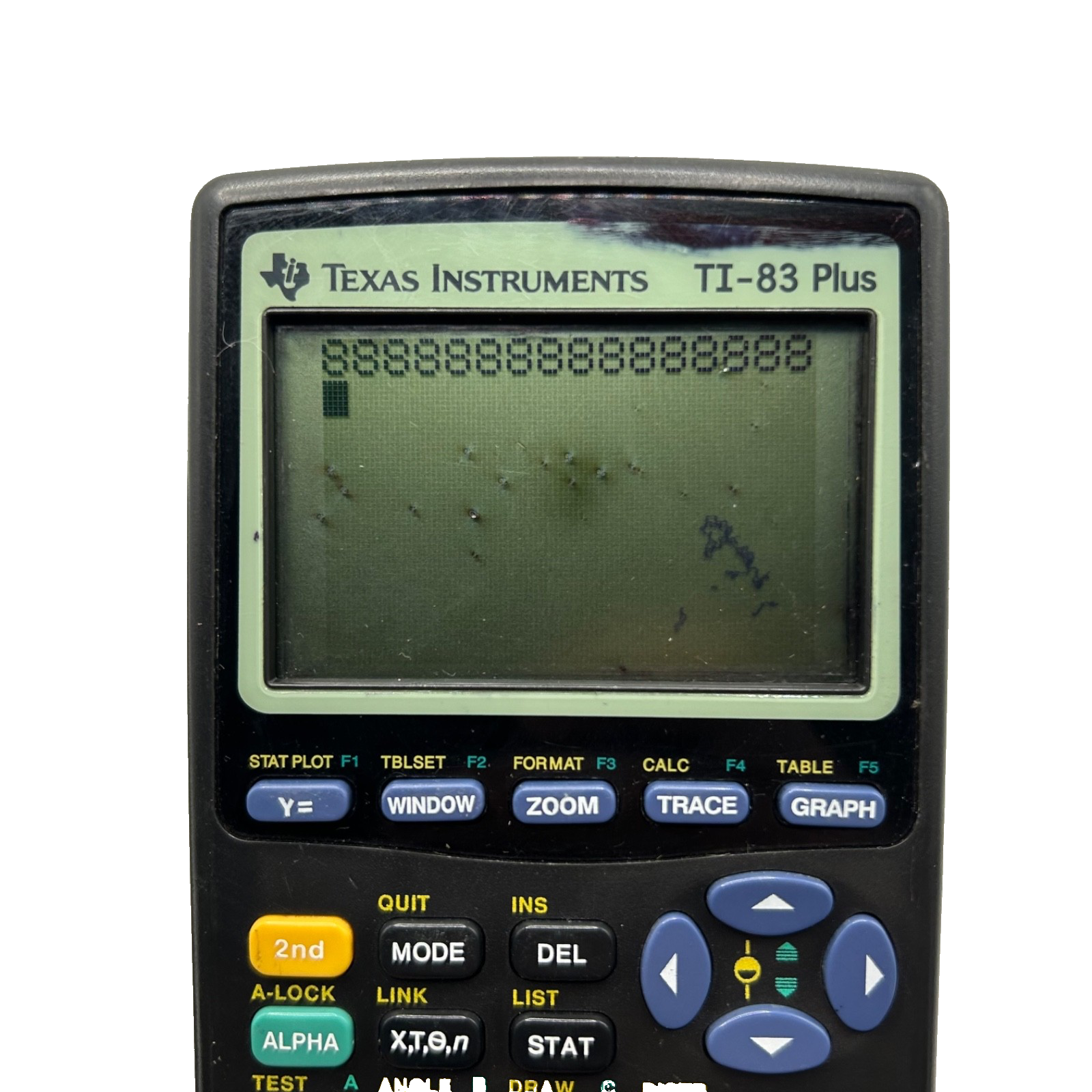 Texas Instruments TI-83 Plus Graphing Calculator w/ Cover – Tested, Scratches