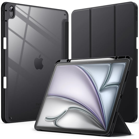 JETech Case for iPad Air 13-Inch M3/M2 (2025/2024) – Slim Clear Stand Cover