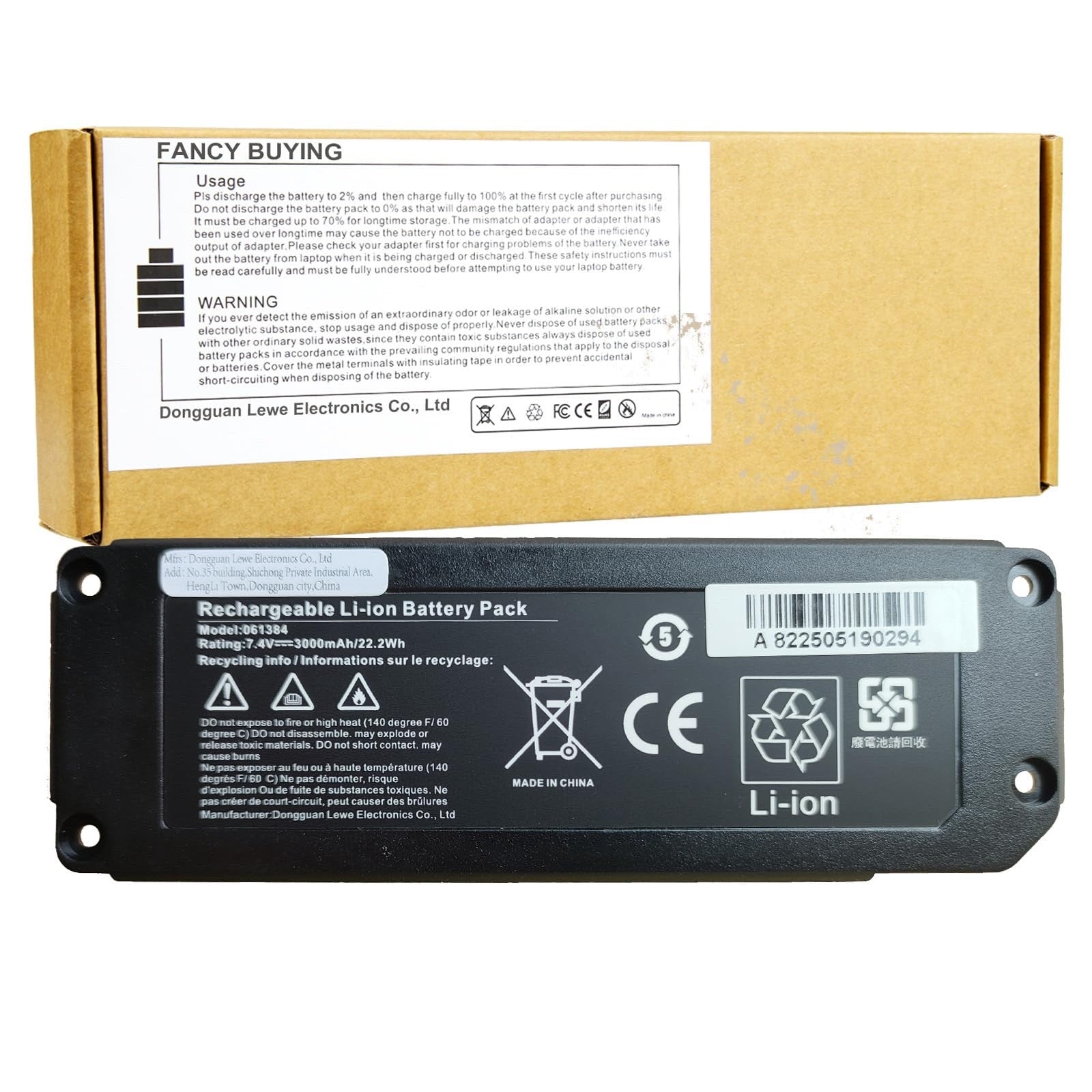 Fancy Buying 7.4V 061385 Battery for Bose Soundlink Mini I Gen 1 Speaker