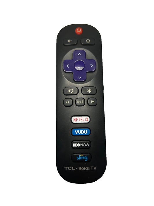TCL Roku TV Remote Control with Netflix, Vudu, HBO Now & Sling Buttons