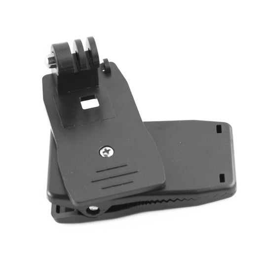 Action Camera 360° Rotation Backpack Hat Clip Clamp Mount For GoPro SJCAM EKEN b