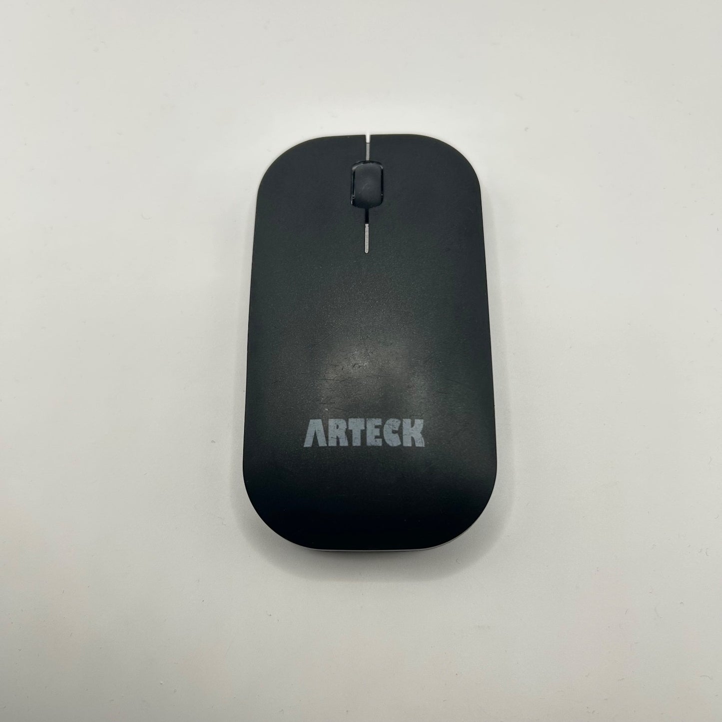 Arteck MR158 Bluetooth Wireless Mouse – Rechargeable Slim Black w/ Cable
