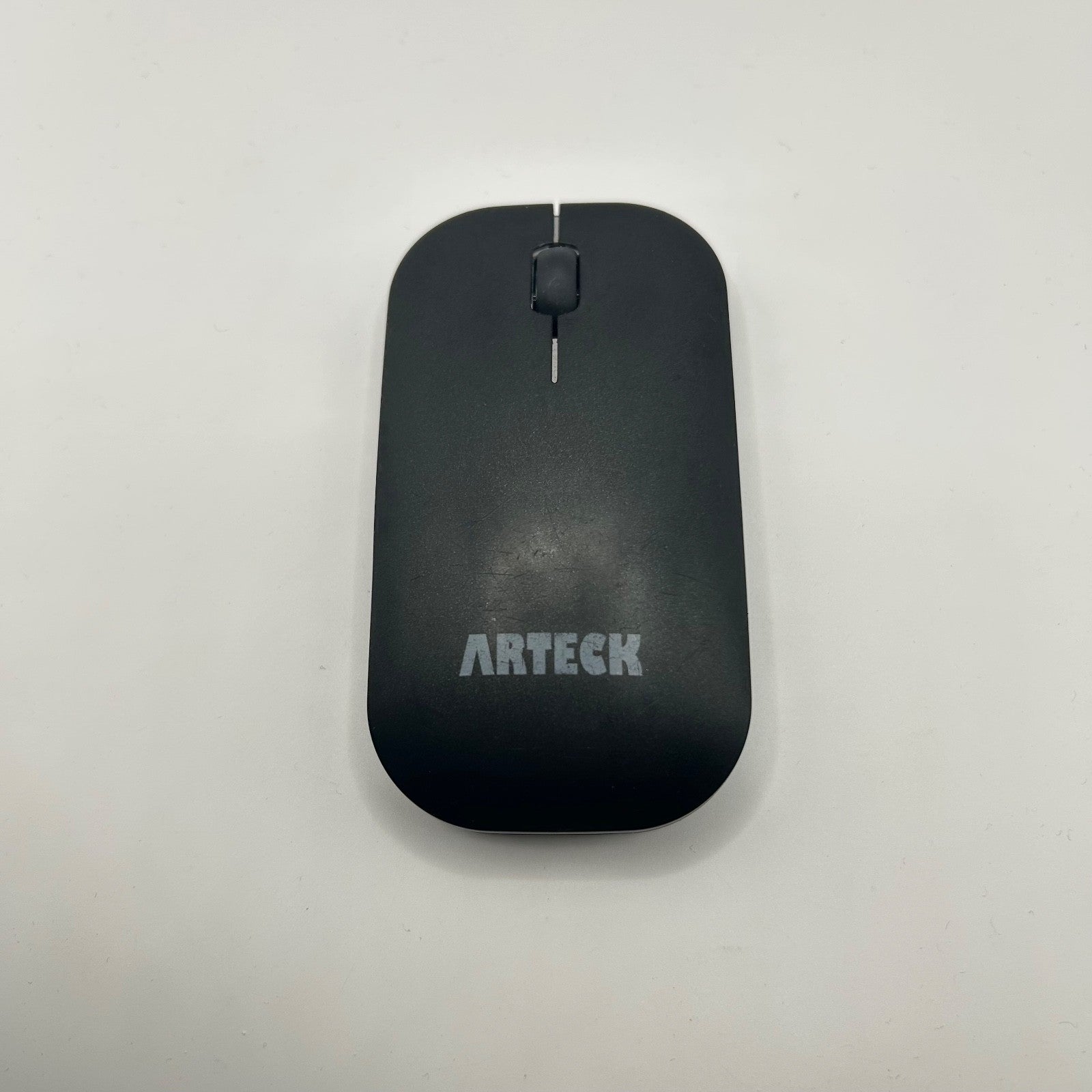 Arteck MR158 Bluetooth Wireless Mouse – Rechargeable Slim Black w/ Cable