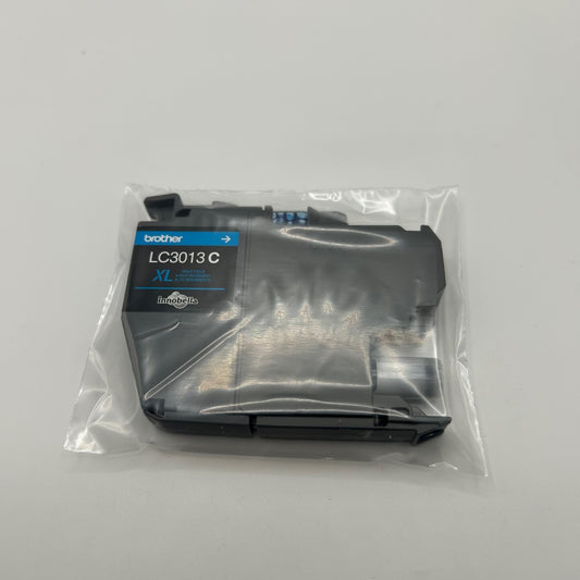 Brother Genuine LC3013C XL High Yield Cyan Ink Cartridge Open Box Sealed