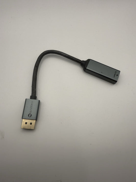 Warrky 4K Male DisplayPort to Female HDMI Adapter Cable - Braided 032233
