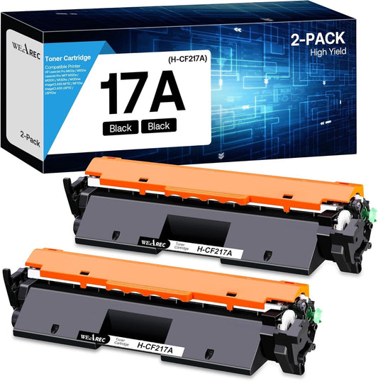 Compatible HP 17A CF217A Toner Cartridge 2-Pack for LaserJet Pro M102 M130