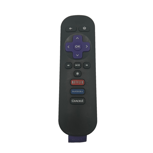 Roku Remote 9026000094-001 w/ Netflix Pandora Crackle – Purple D-Pad