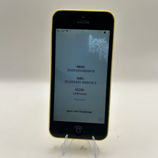 Apple iPhone 5C Yellow 8GB (A1532)  - For Parts or Not Working