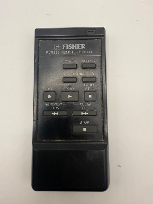 Original Fisher RVR822 Remote Control for VCR Player Vintage Works