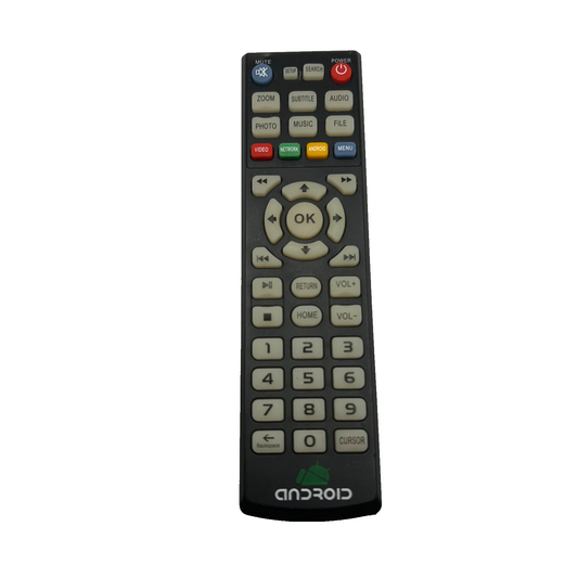Android TV Box Remote Control JX-1009(2) Replacement – Infrared – Black