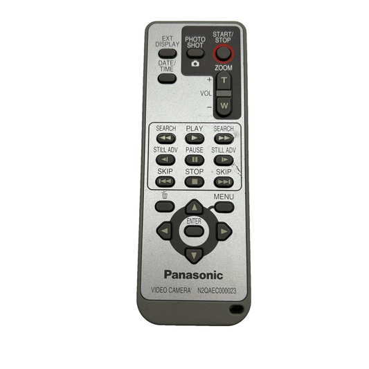 Panasonic Camcorder Remote N2QAEC000023 – OEM Video Camera Control