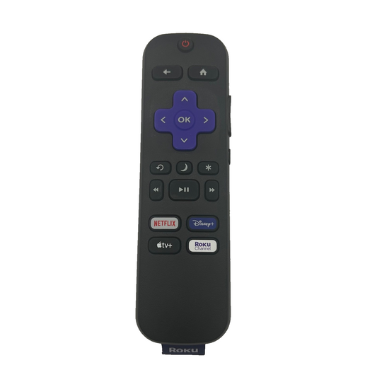 Roku Remote RC-CHIR w/ Netflix Disney+ Apple TV+ Roku Channel Buttons