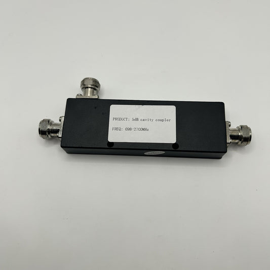 5dB RF Cavity Coupler 698–2700MHz Directional w/ N-Type Connectors
