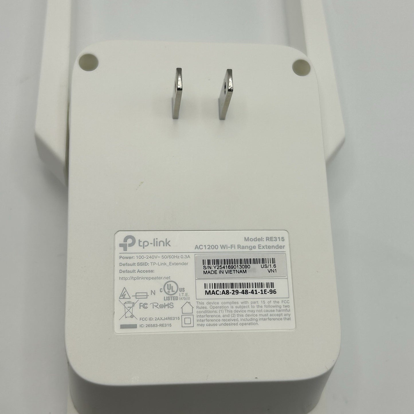 TP-LINK RE315 AC1200 Extender Open Box