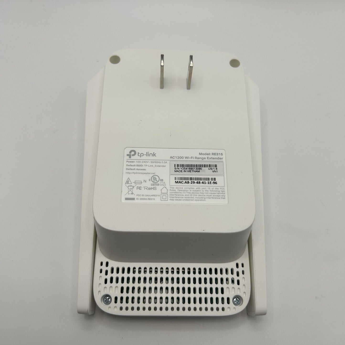 TP-LINK RE315 AC1200 Extender Open Box