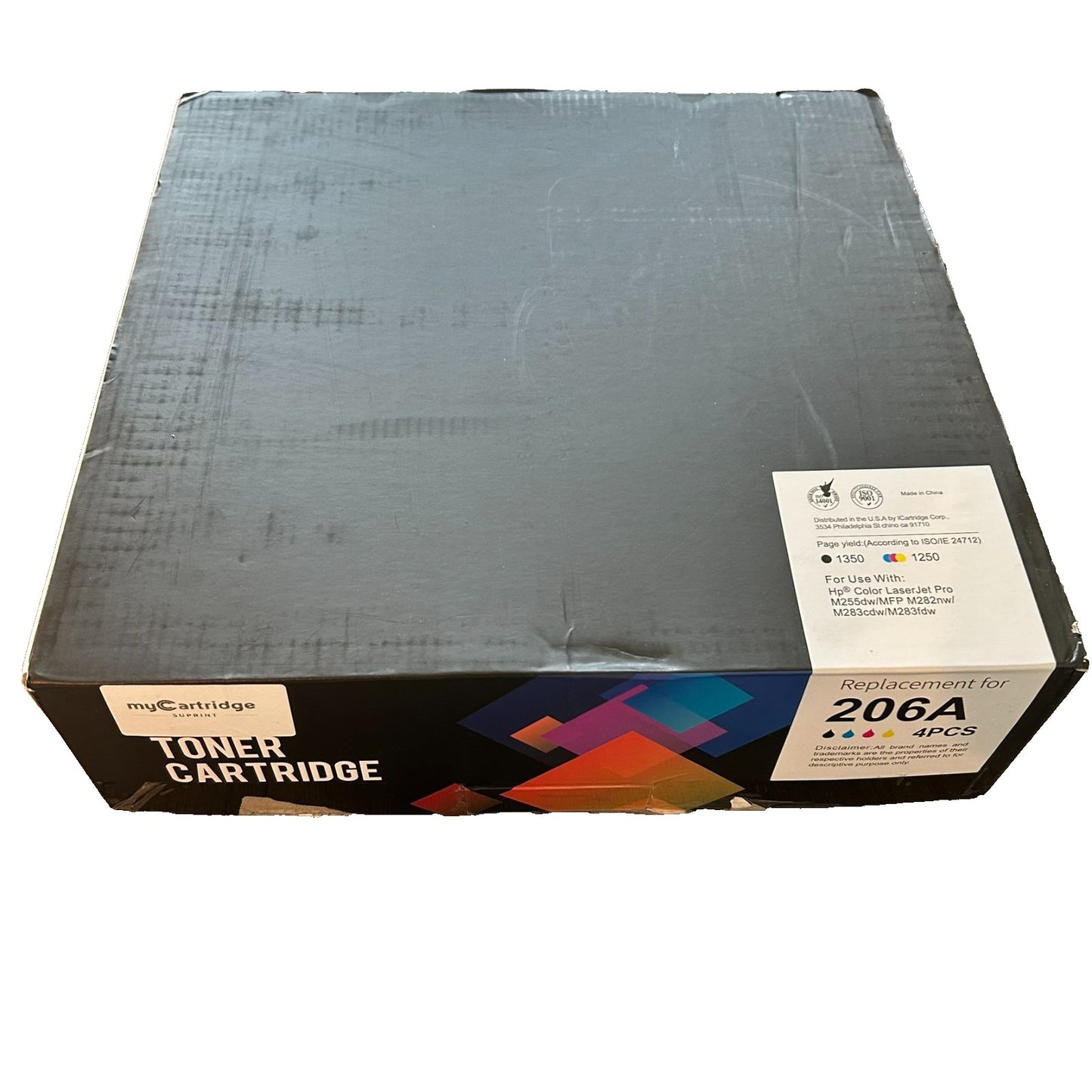 MyCartridge 206A Toner 4-Pack for HP M283fdw M255dw – Open Box