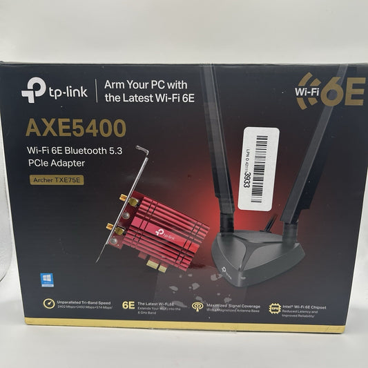 TP-Link Archer TXE75E AXE5400 WiFi 6E PCIe Adapter + Bluetooth 5.3